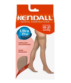 Meia 7/8 com Silicone Kendall 1612 Mdia Compresso (18-21 mmHg) com Ponteira