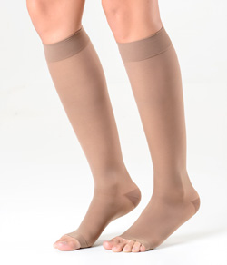 Meia Panturrilha Medicinal Sigvaris  Ever Sheer 782 AAD Compresso Graduada (20-30mmHg)   Sem Pontei