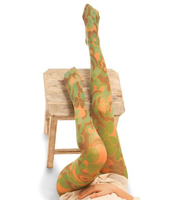 Meia-Cala Estampada 3D Clover Green Unimeias Jiggy (CVG) Fio 50